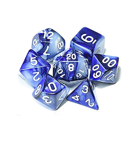 Set Dados RPG - Marble Blue - Vinted