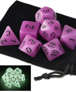 purple dice set