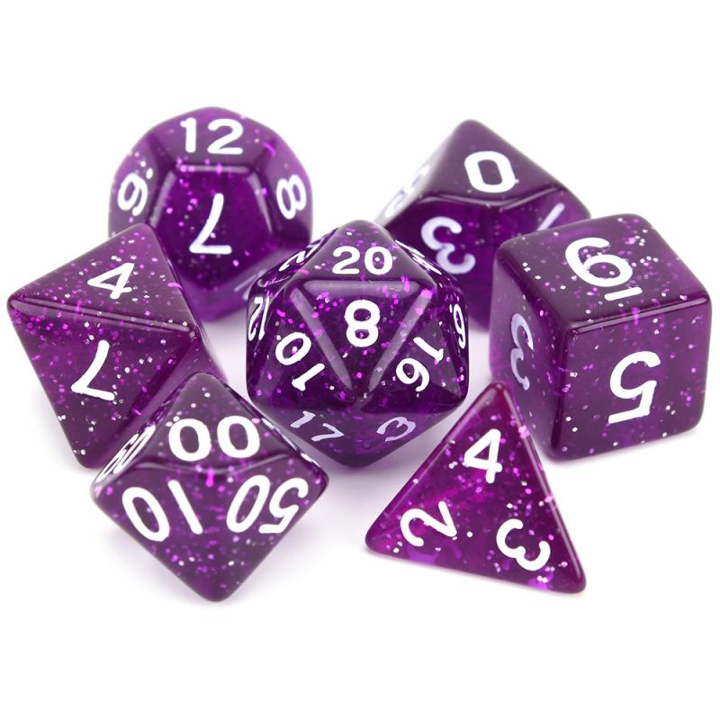 glitter-dice-double-purple-bluewizardgaming-unique-dnd-dice